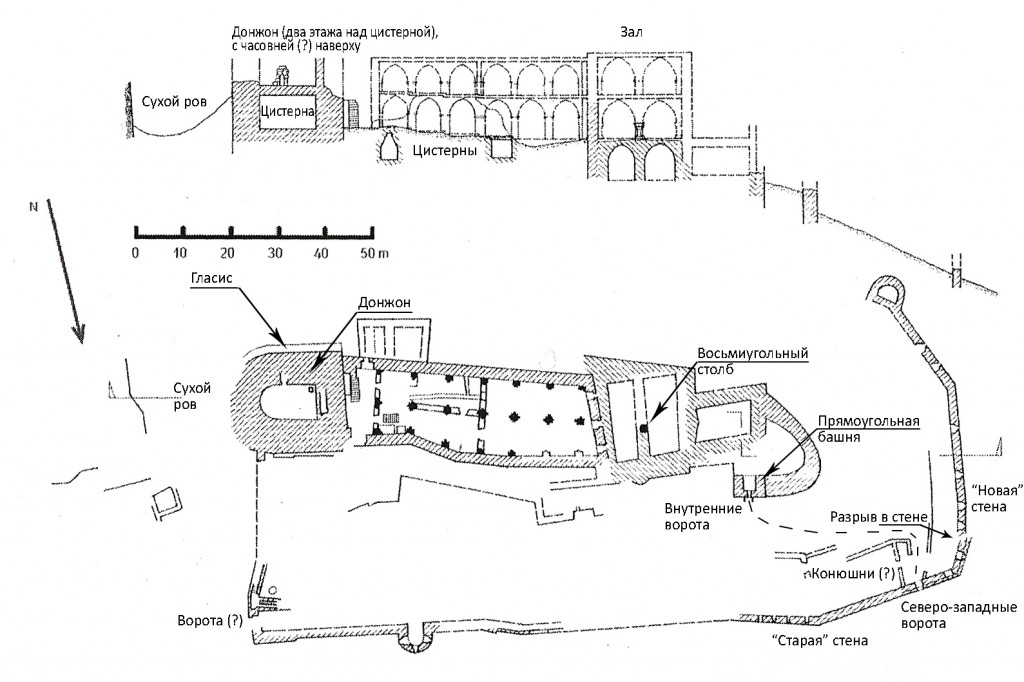Plan of Montfort Castle001