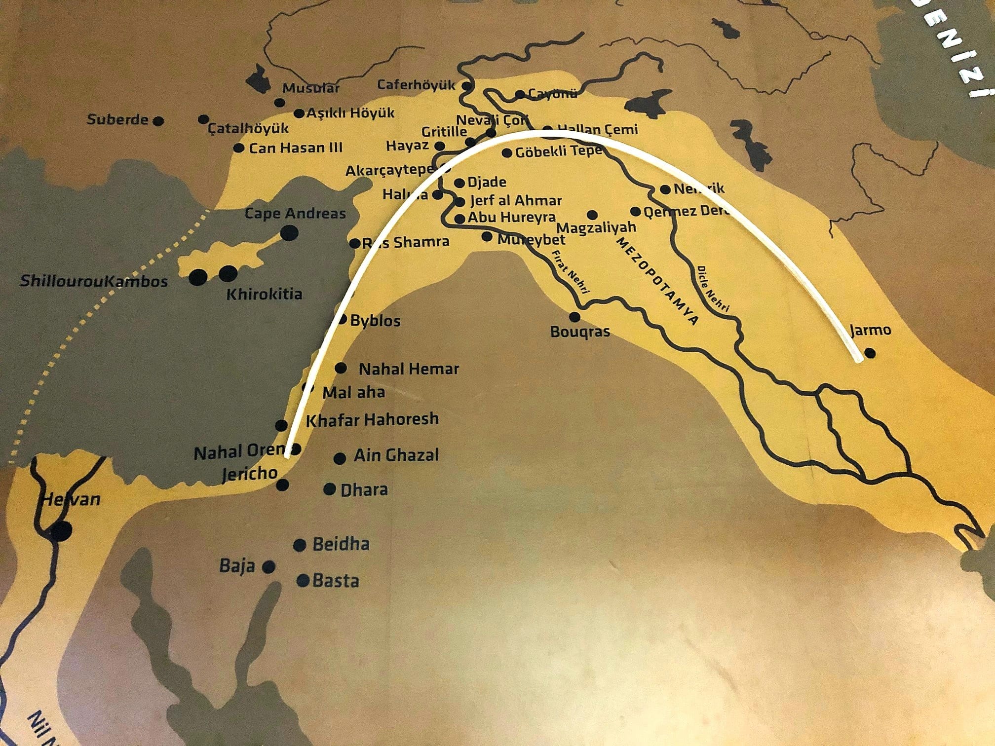 Иерихон карта древнего мира